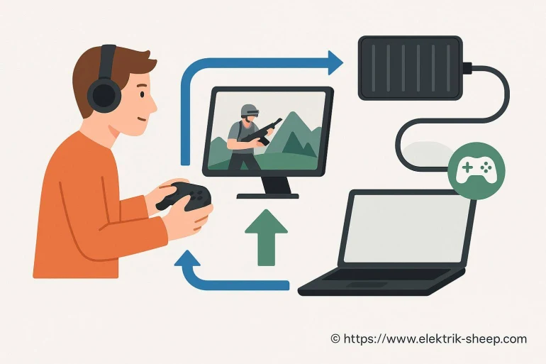 Personne jouant à un jeu vidéo sur ordinateur