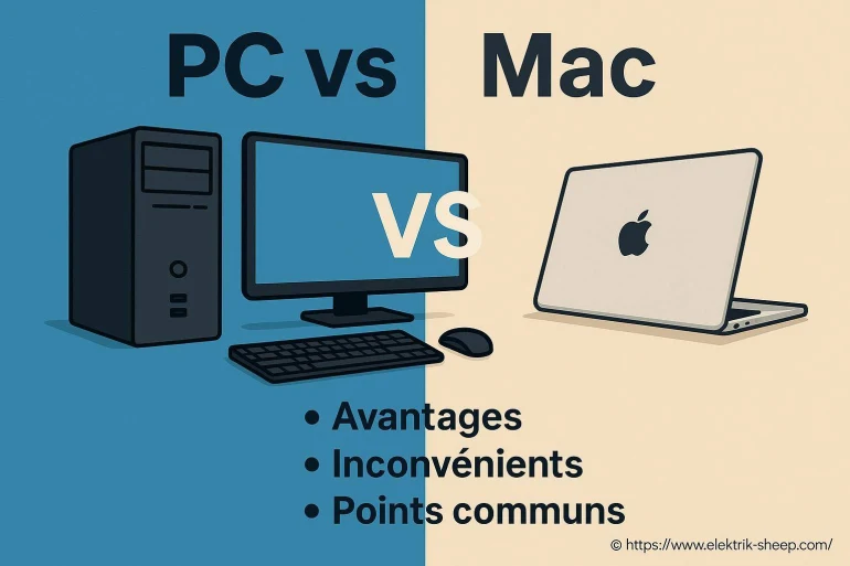 PC vs Mac : quels avantages, inconvénients et points communs pour bien choisir ?
