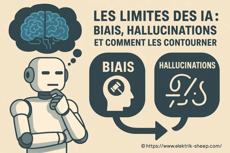 Les limites des IA : biais, hallucinations et solutions pour les contourner