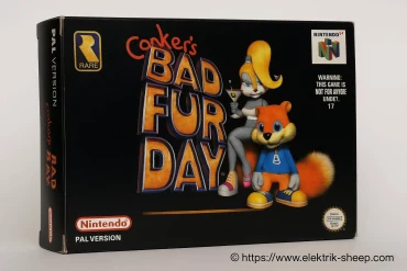 Conker's Bad Fur Day : quelle rareté pour la version PAL sur Nintendo 64 ?