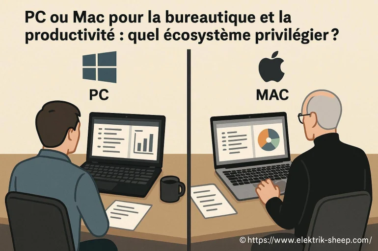 PC ou Mac pour la bureautique et la productivité : quel écosystème choisir ?