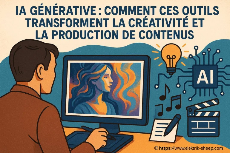 IA générative : comment ces outils révolutionnent la créativité et la production de contenus