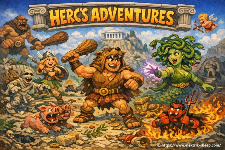 Herc’s Adventures : un jeu d’action humoristique rare sur PlayStation