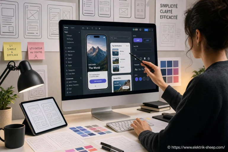 UI Designer : concevoir des interfaces visuelles efficaces