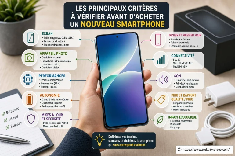 Les principaux critères à vérifier avant d’acheter un nouveau smartphone