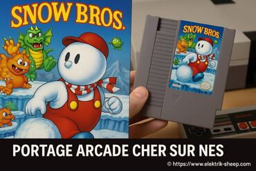 Snow Bros. sur NES : pourquoi le portage arcade est-il si cher ?