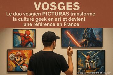 Le duo vosgien picturas transforme la culture geek en art et s'impose en france