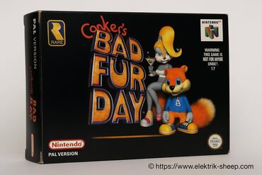 Conkerâs Bad Fur Day : quelle raretĂ© pour la version PAL sur Nintendo 64 ?