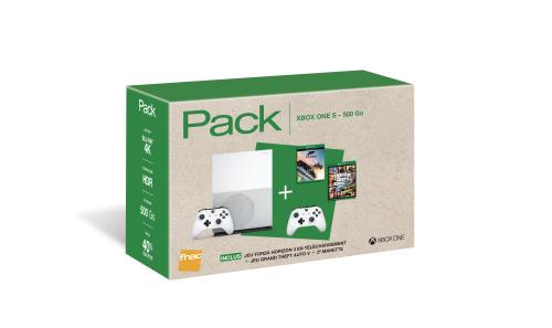 Pack Fnac Console Microsoft Xbox One S 500 Go + Forza Horizo
