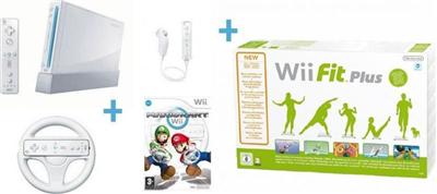 Pack Wii Mario Kart + Wii Fit Plus + Balance Board